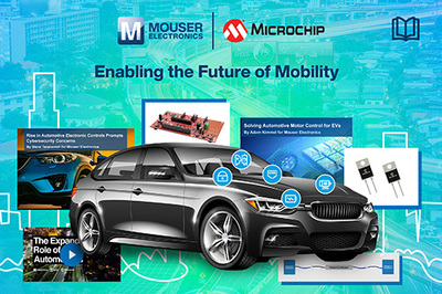 Microchip与贸泽合作推出新电子书 探索未来的汽车设计与制造